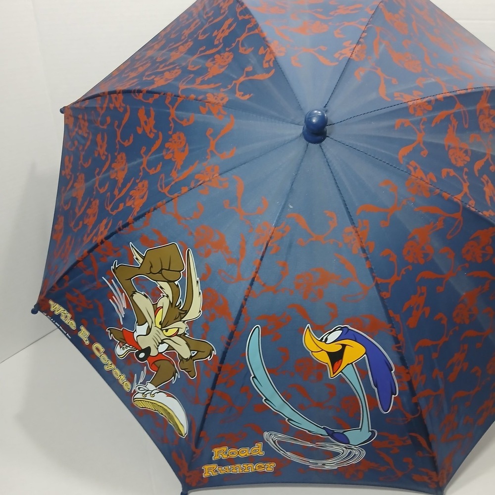 Looney Tunes Vintage 1997 Umbrella Road Runner & Wild. E. Coyote New Rare NWT